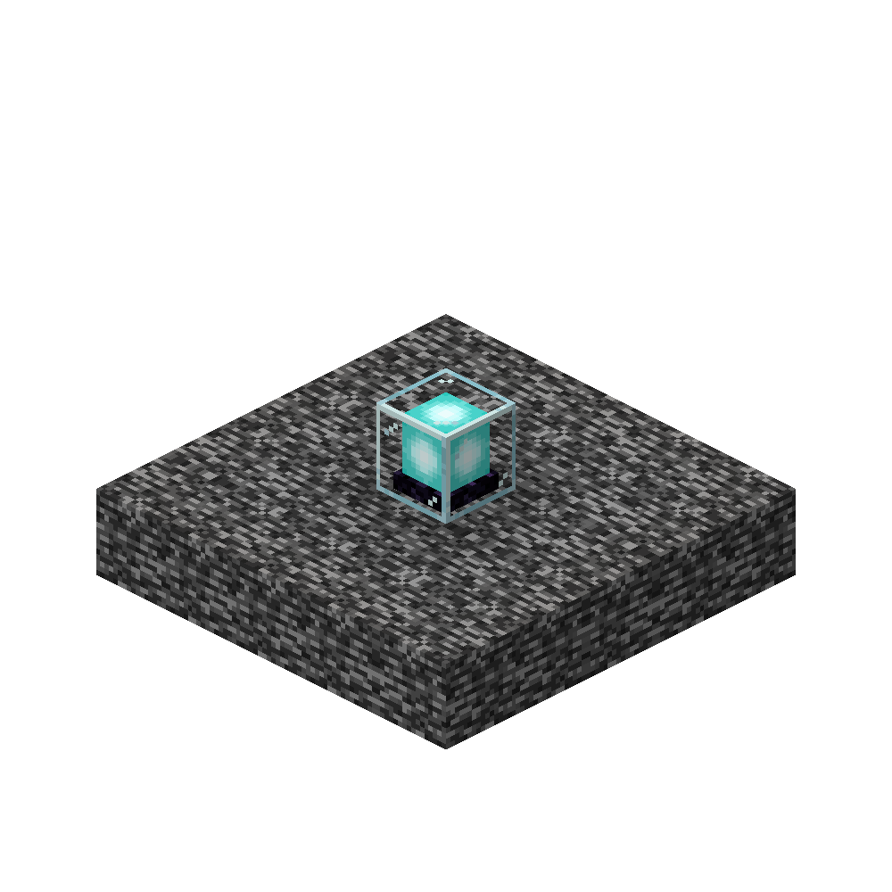 Isometric render of a node beacon